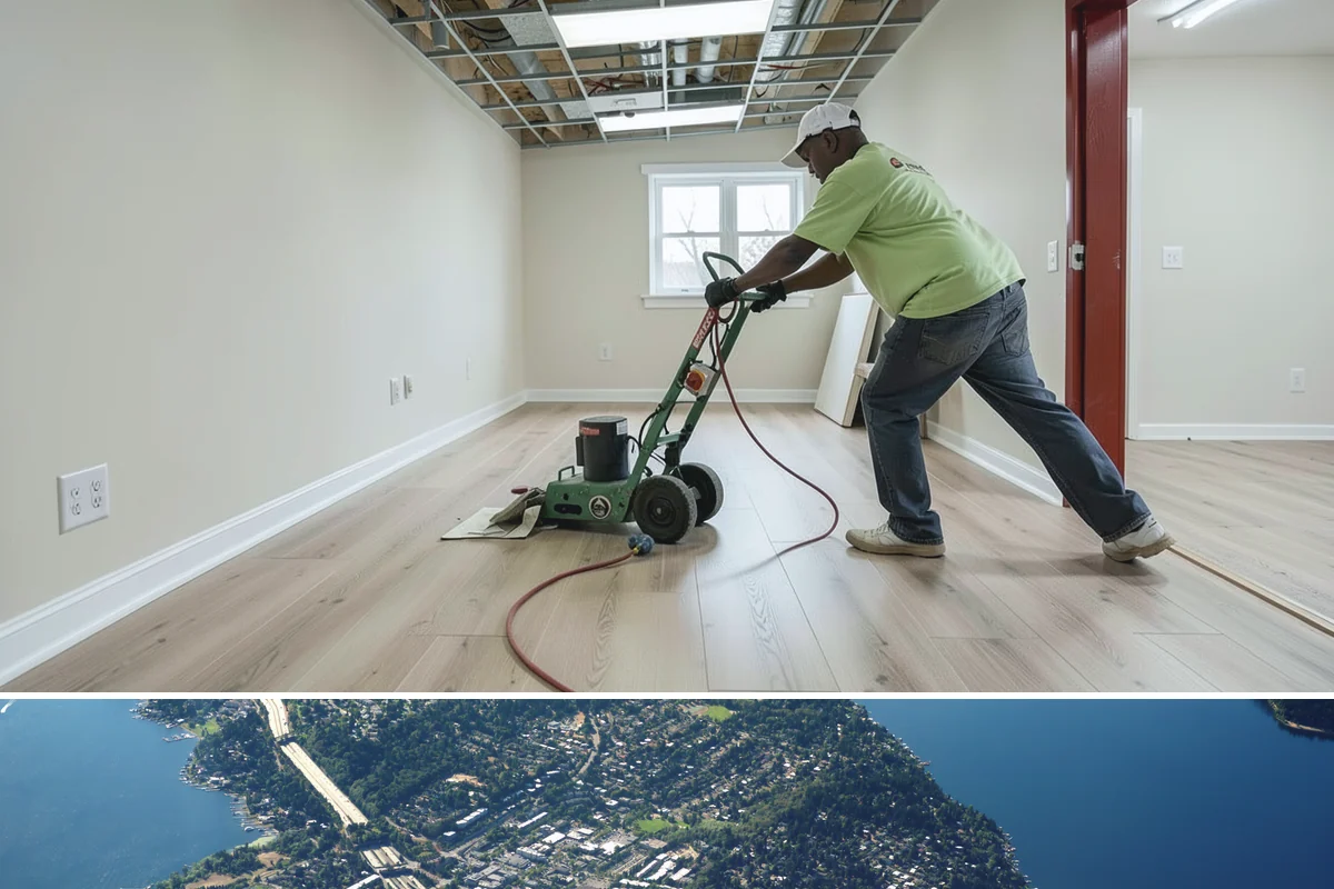 Garage Door Replacement in Mercer Island, King County, WA - Replacement can happen in any season, but doing it before winter improves warmth and keeps weather out.