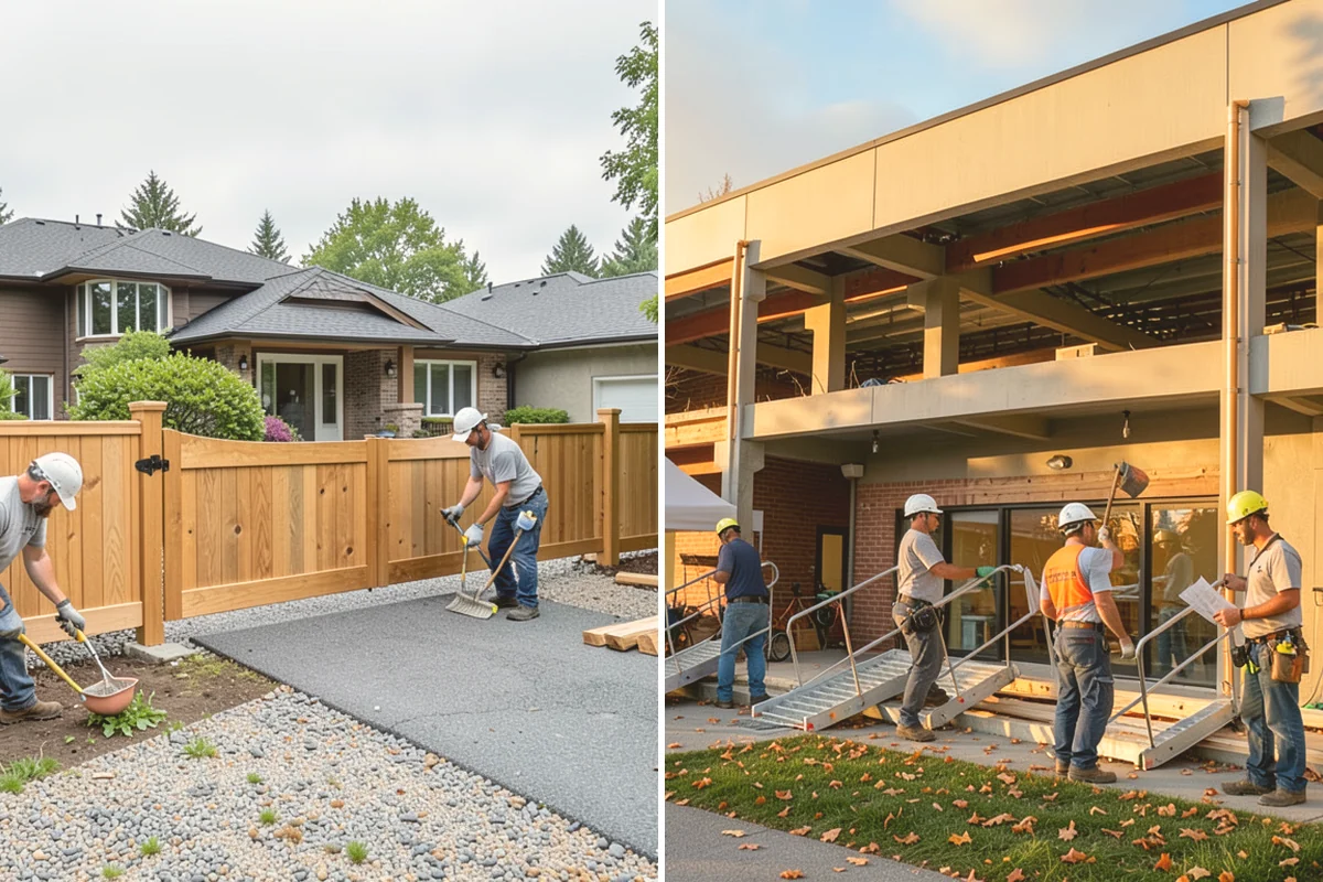 Garage Door Replacement in Mount Vernon, Skagit County, WA - Remove the existing door, tracks, and hardware