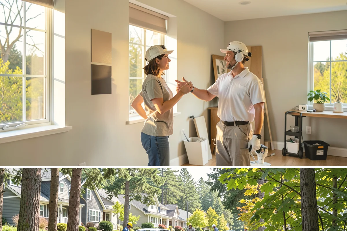 Garage Door Replacement in Normandy Park, King County, WA - Replacement can happen in any season, but doing it before winter improves warmth and keeps weather out.