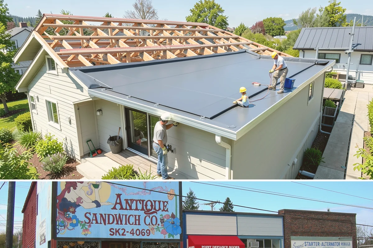 Garage Door Replacement in Ruston, Pierce County, WA - Replacement can happen in any season, but doing it before winter improves warmth and keeps weather out.