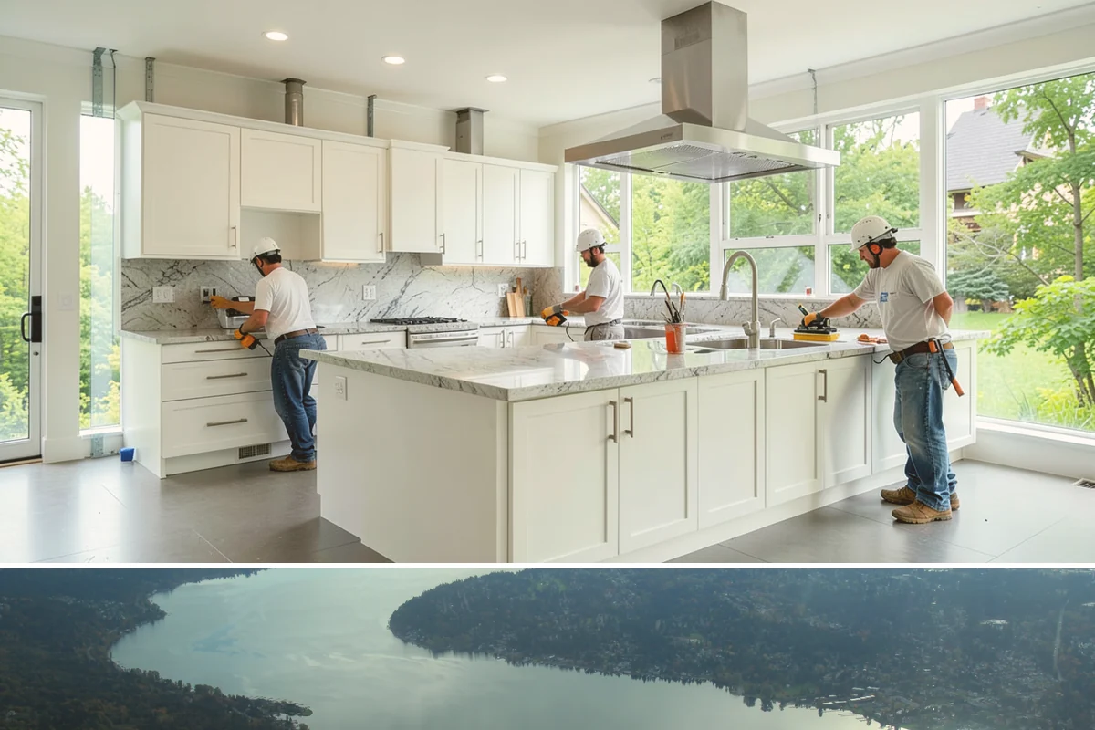 Garage Door Replacement in Sammamish, King County, WA - Replacement can happen in any season, but doing it before winter improves warmth and keeps weather out.