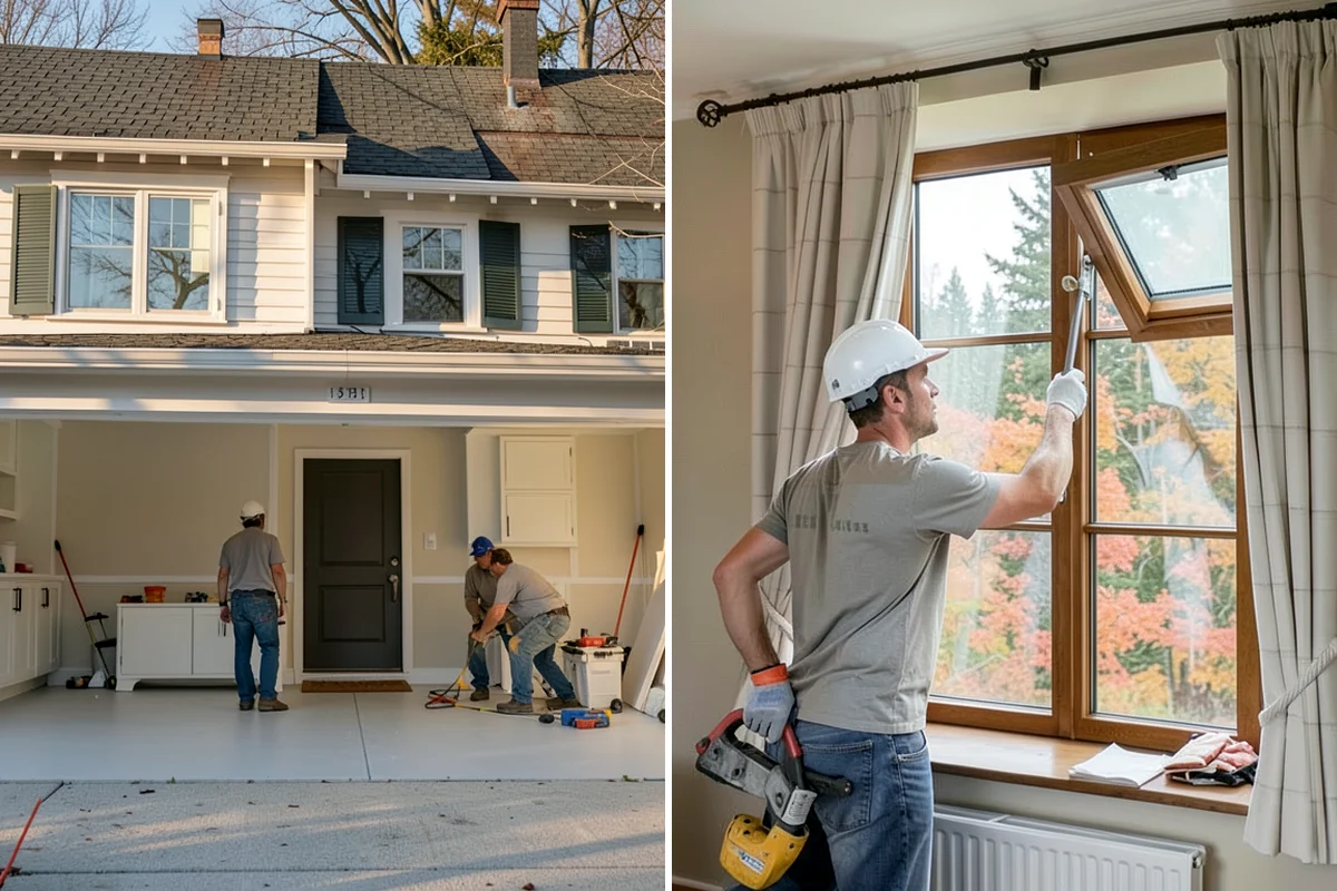 Garage Door Replacement in Seattle, King County, WA - Remove the existing door, tracks, and hardware