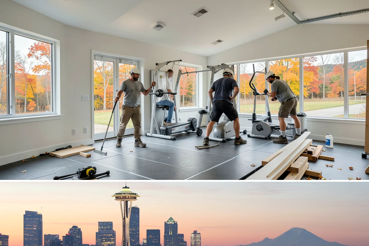 Garage Door Replacement in Seattle, King County, WA - Replacement can happen in any season, but doing it before winter improves warmth and keeps weather out.