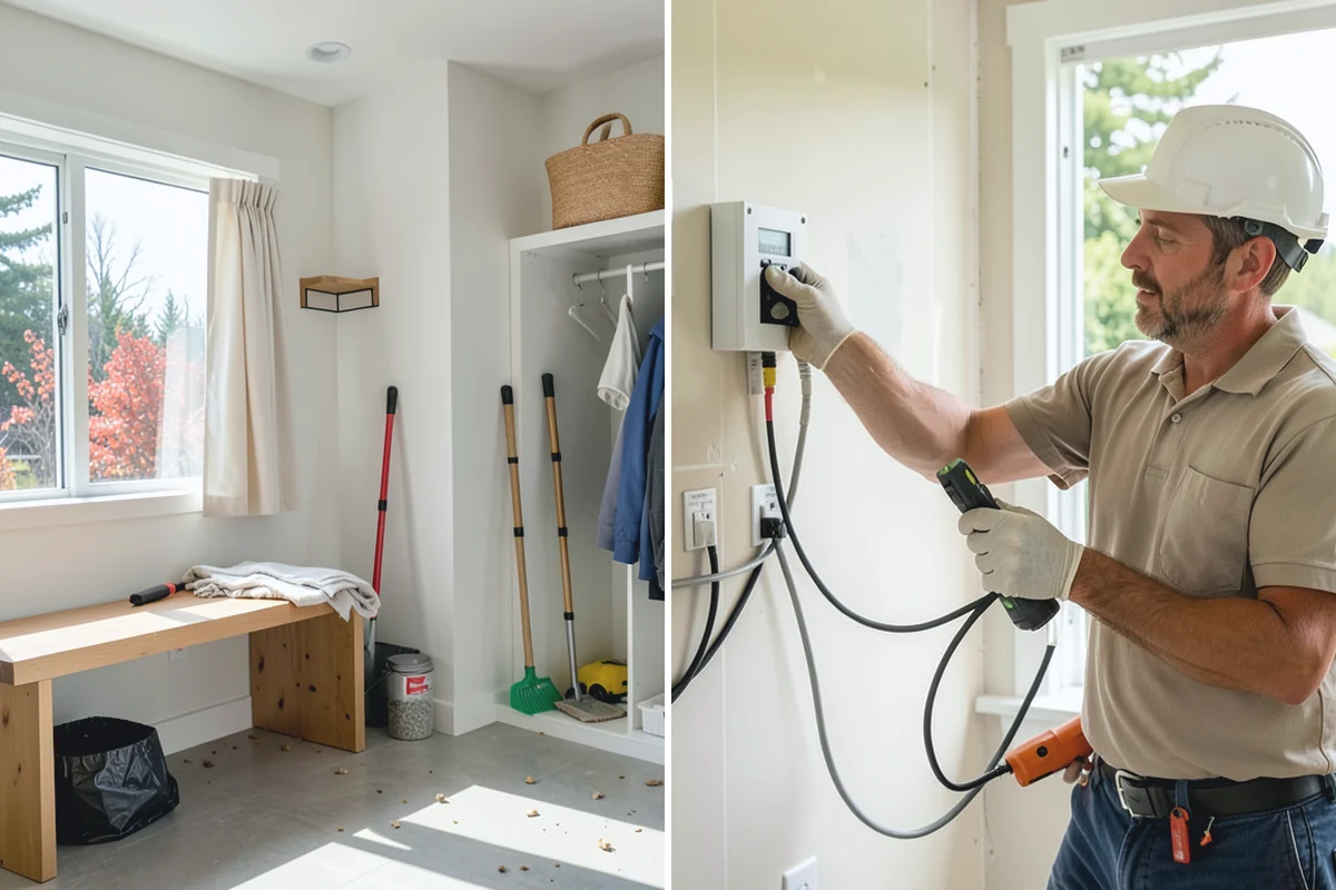 Garage Door Replacement in Skykomish, King County, WA - Remove the existing door, tracks, and hardware