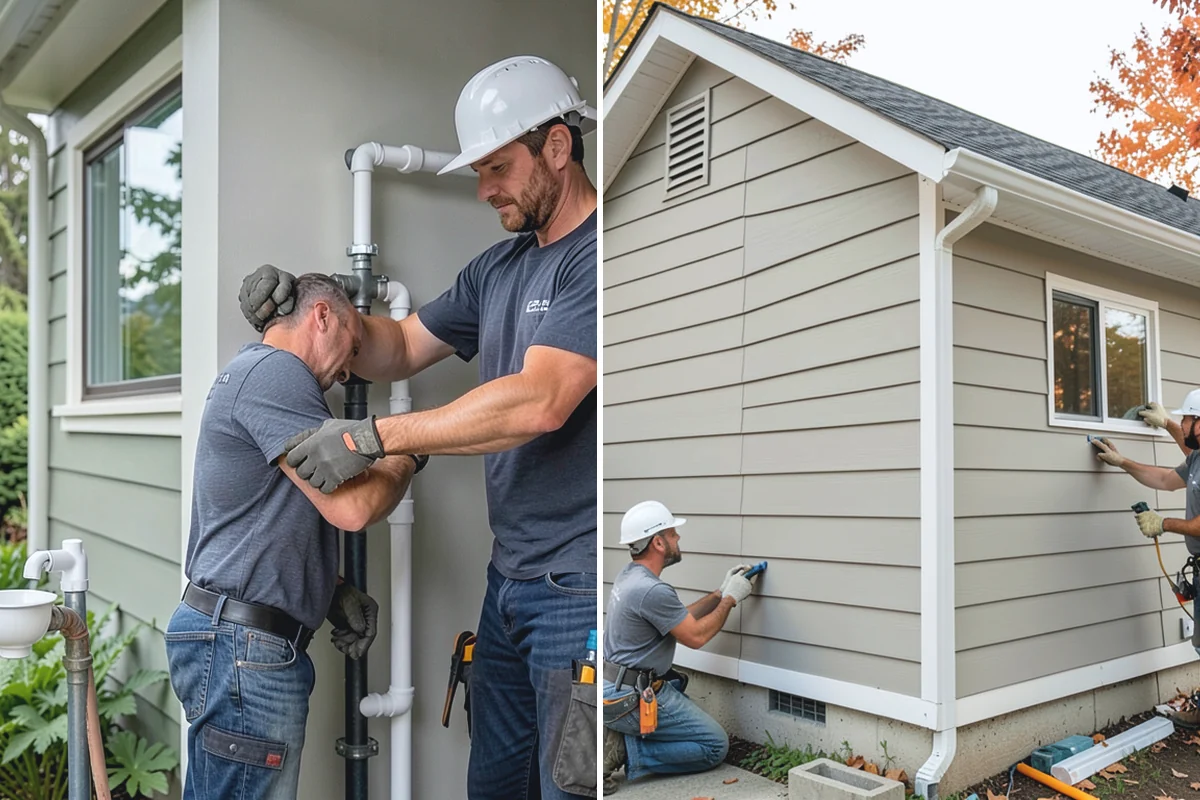 Garage Door Replacement in Sumner, Pierce County, WA - Remove the existing door, tracks, and hardware