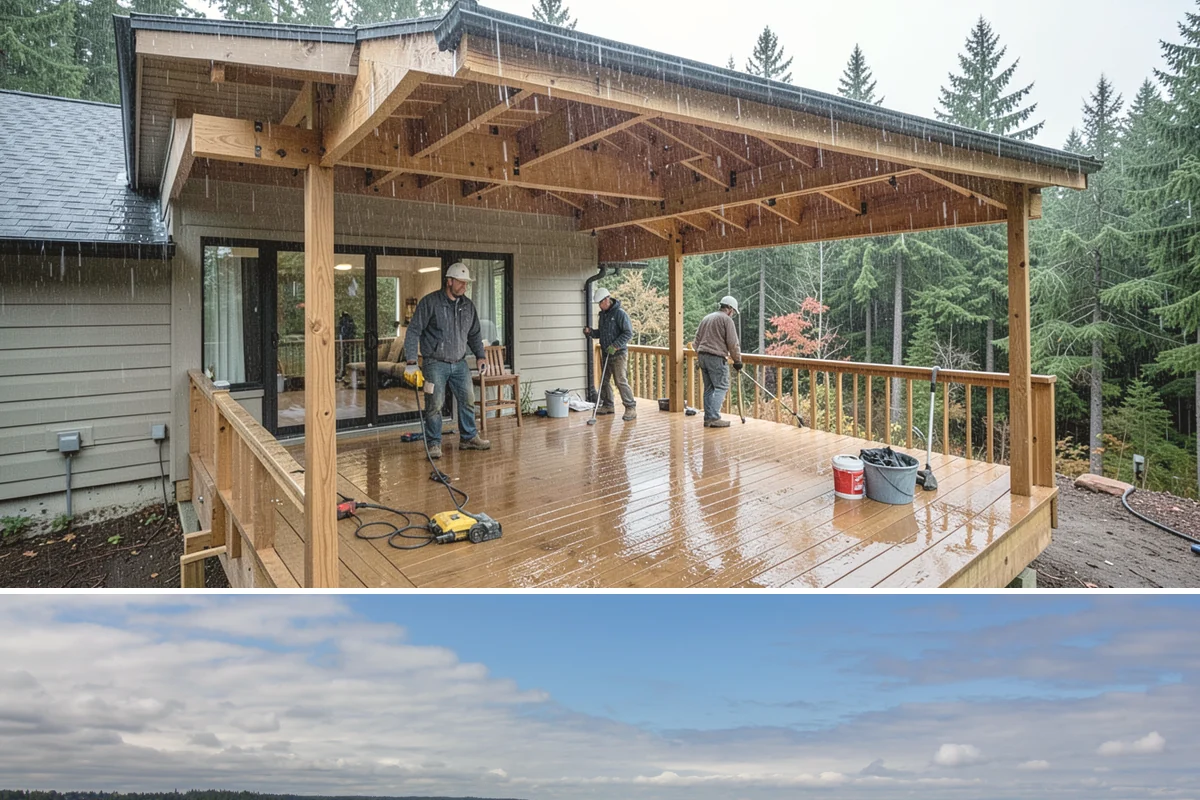 Garage Door Replacement in University Place, Pierce County, WA - Replacement can happen in any season, but doing it before winter improves warmth and keeps weather out.