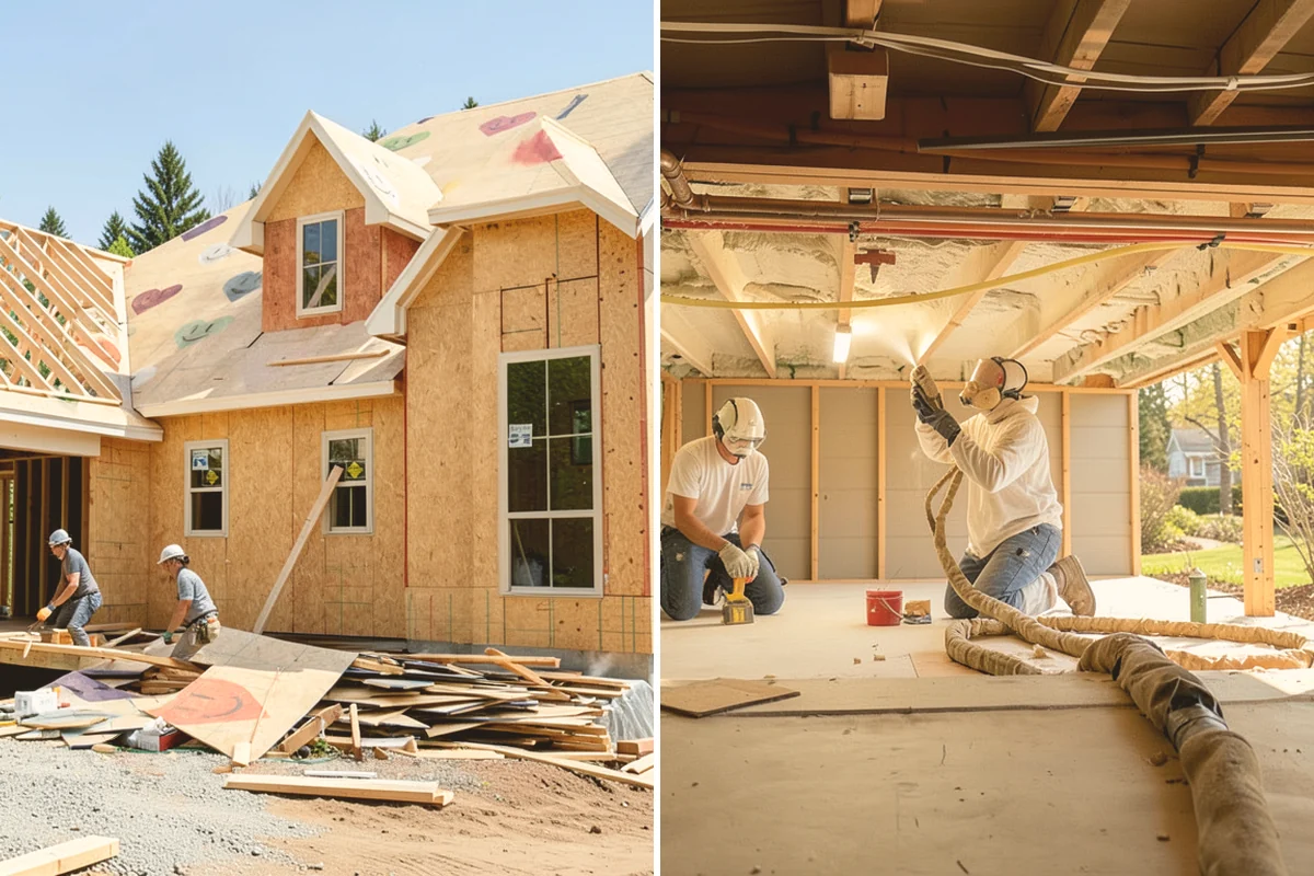 Garage Drywall in Bothell, King County, WA - Measure and cut board to fit framing