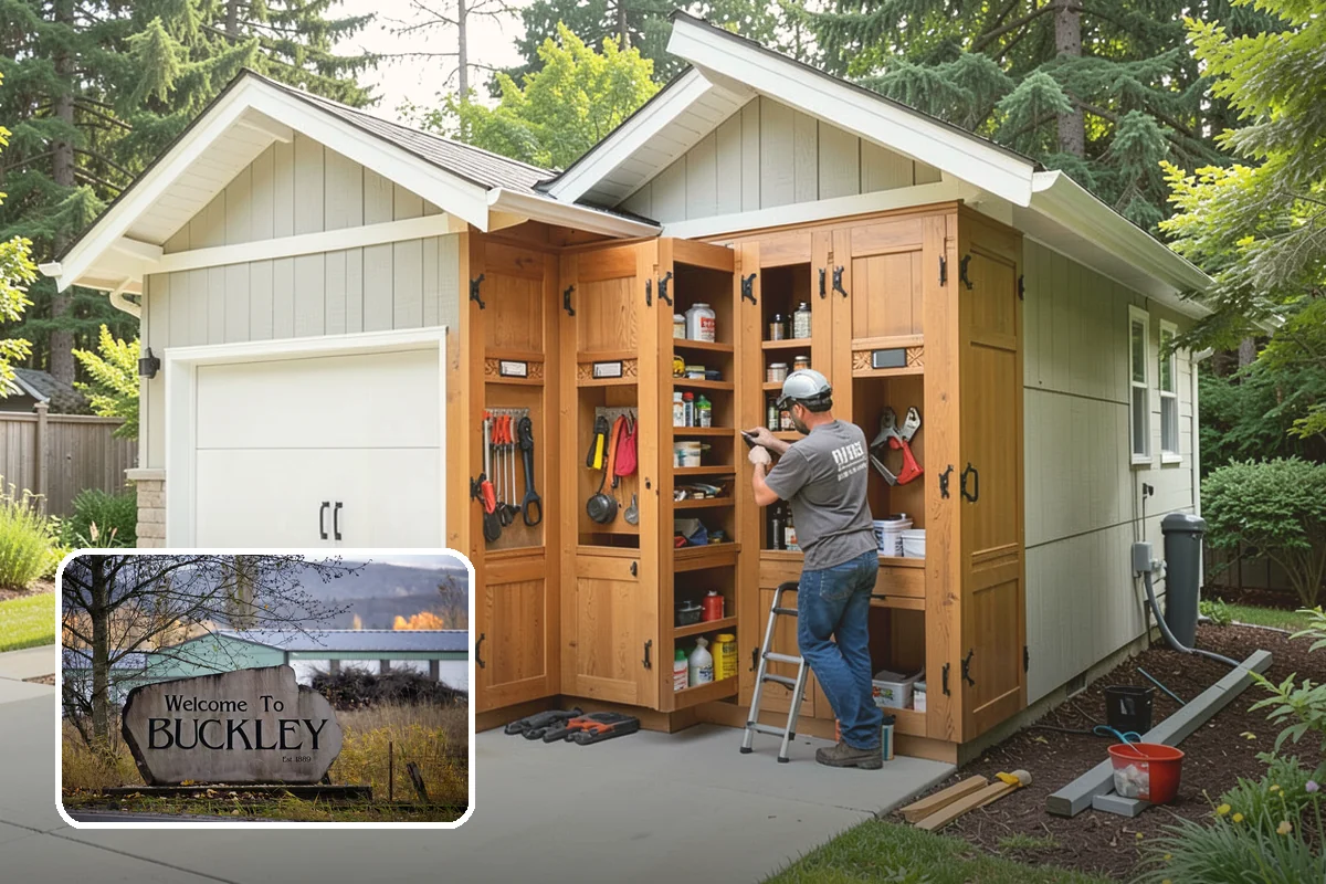 Garage Drywall in Buckley, Pierce County, WA - Provides code-required fire separation