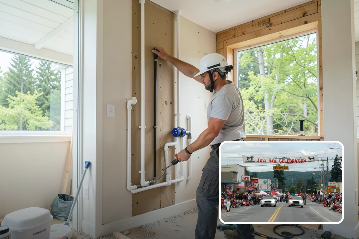 Garage Drywall in Carnation, King County, WA - Provides code-required fire separation