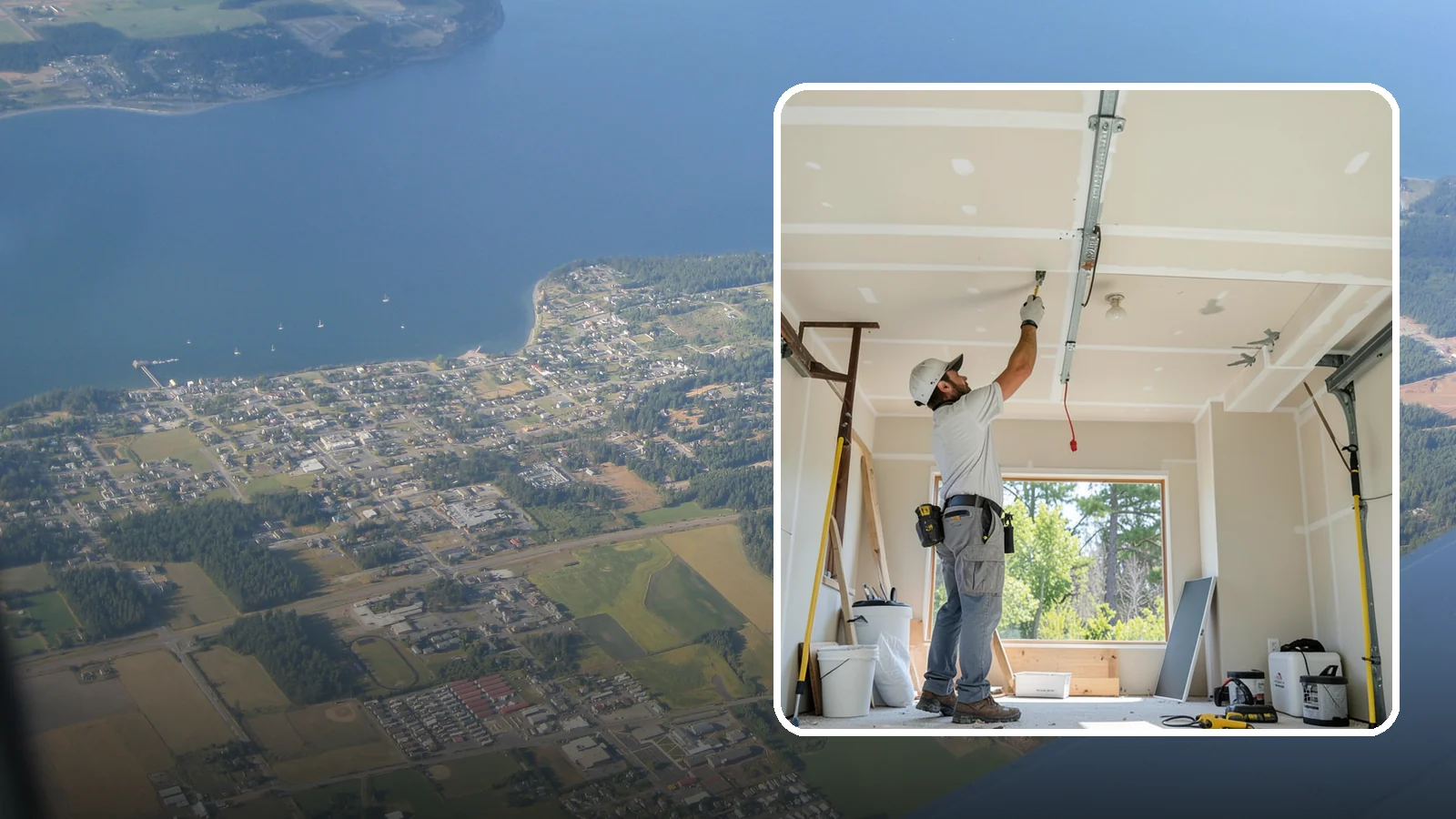 Garage Drywall in Coupeville, Island County, WA - Hanging, taping, and finishing drywall to give garage walls and ceilings a clean, fire-rated surface.