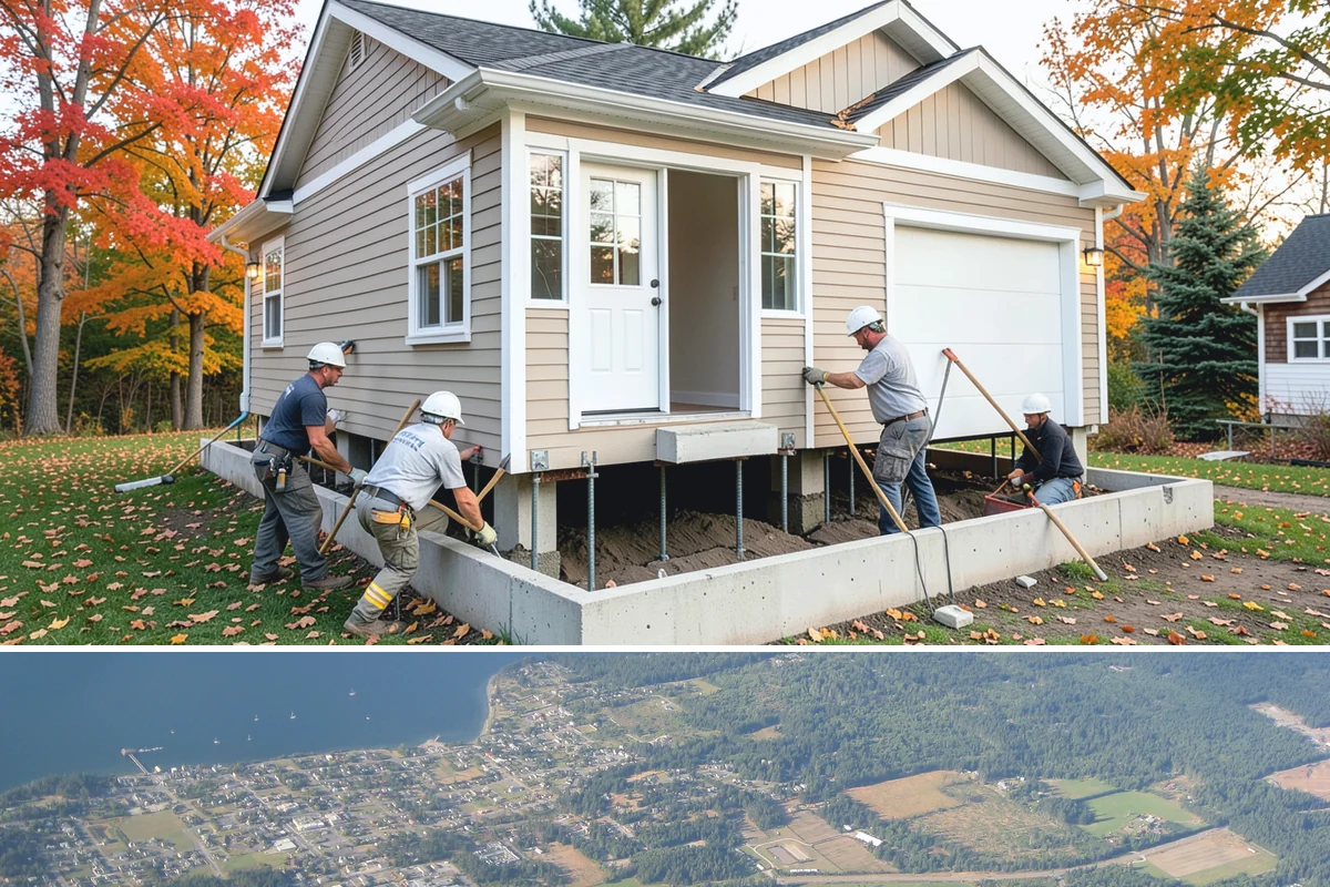 Garage Drywall in Coupeville, Island County, WA - Drywall installs comfortably year-round indoors, though drier weeks help joint compound cure faster and reduce sanding delays.