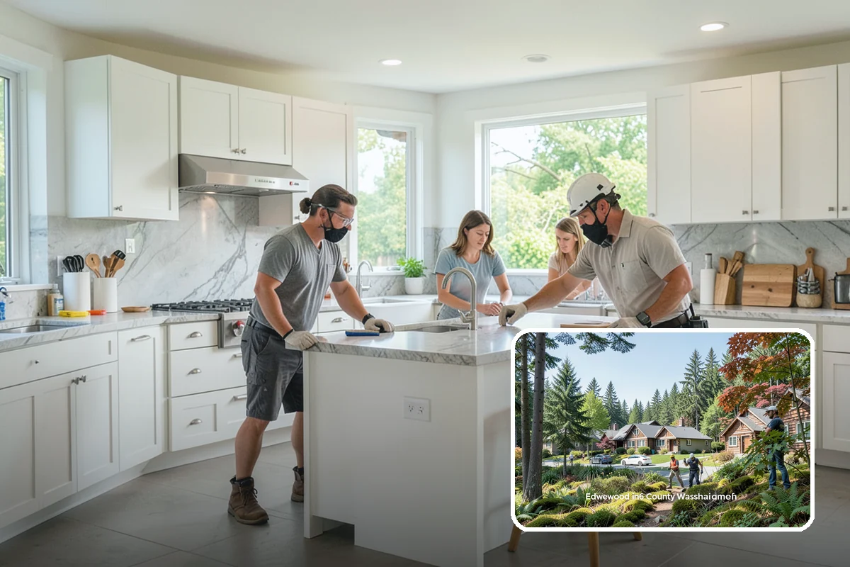 Garage Drywall in Edgewood, Pierce County, WA - Provides code-required fire separation