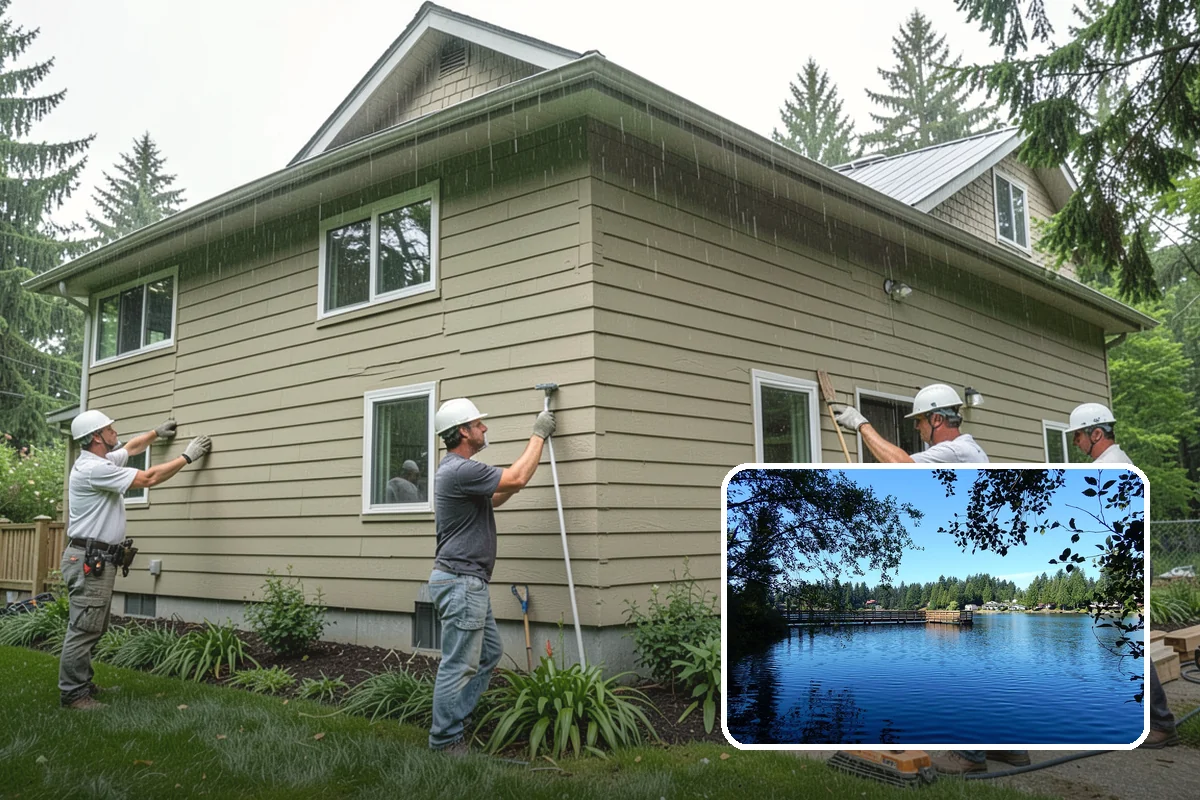 Garage Drywall in Federal Way, King County, WA - Provides code-required fire separation