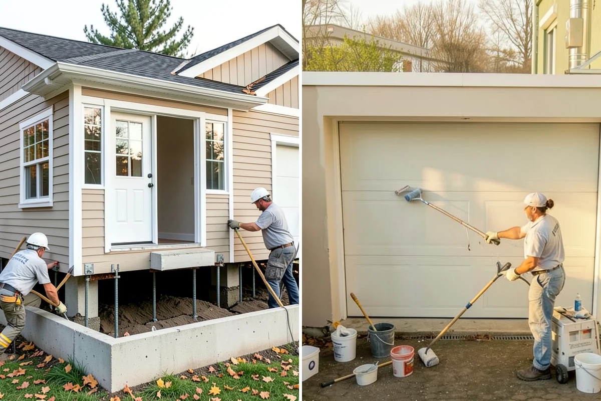 Garage Drywall in Federal Way, King County, WA - Measure and cut board to fit framing