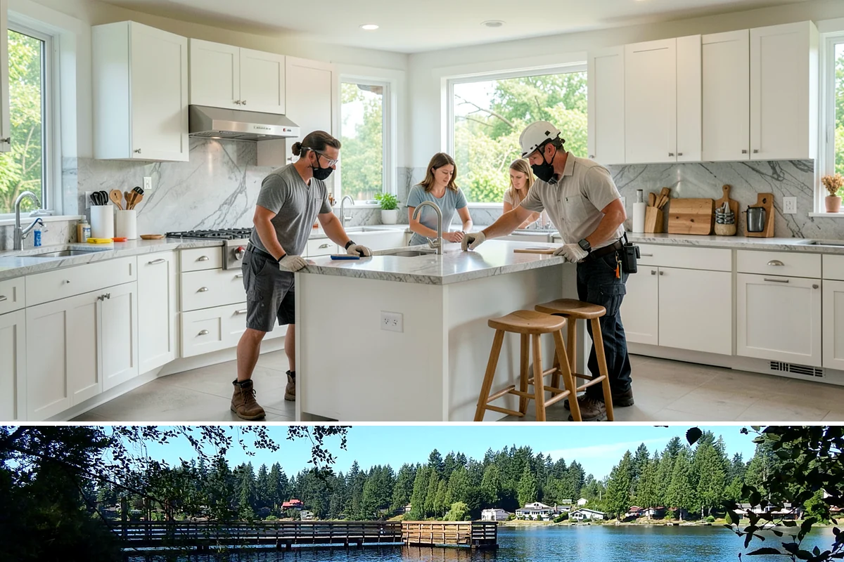 Garage Drywall in Federal Way, King County, WA - Drywall installs comfortably year-round indoors, though drier weeks help joint compound cure faster and reduce sanding delays.
