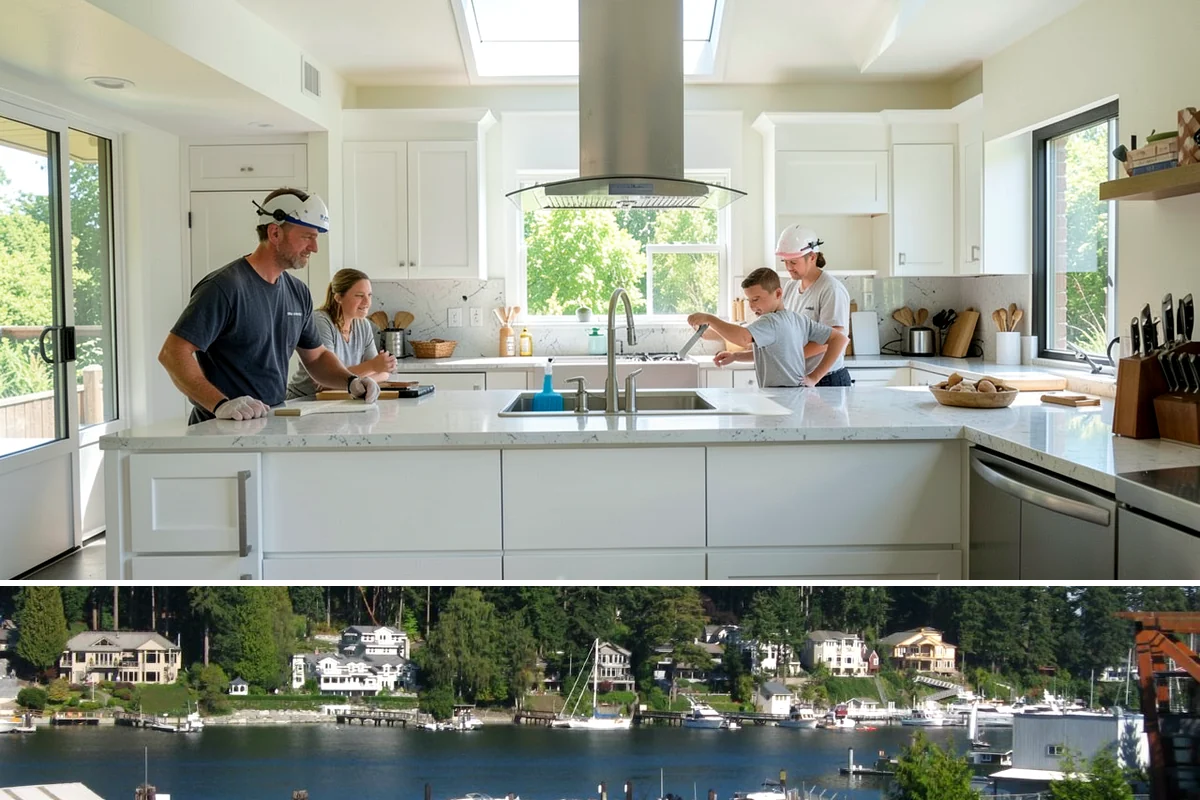 Garage Drywall in Gig Harbor, Pierce County, WA - Drywall installs comfortably year-round indoors, though drier weeks help joint compound cure faster and reduce sanding delays.