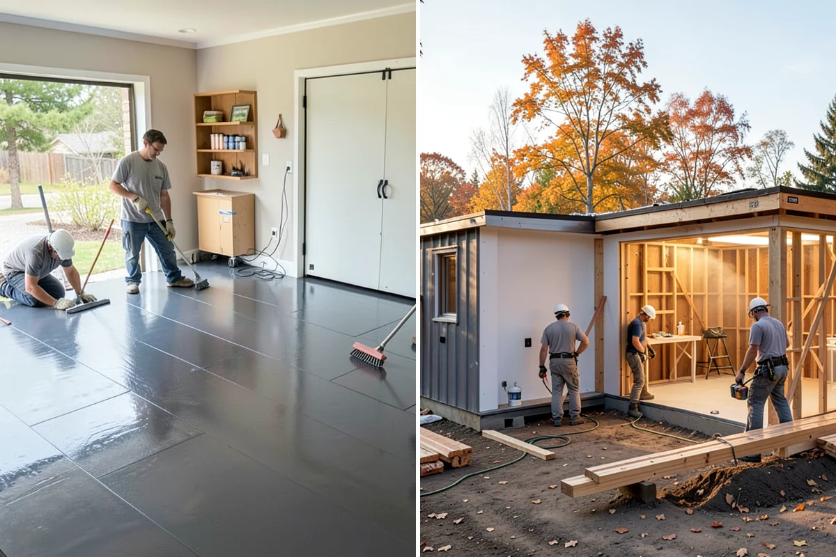 Garage Drywall in Hunts Point, King County, WA - Measure and cut board to fit framing