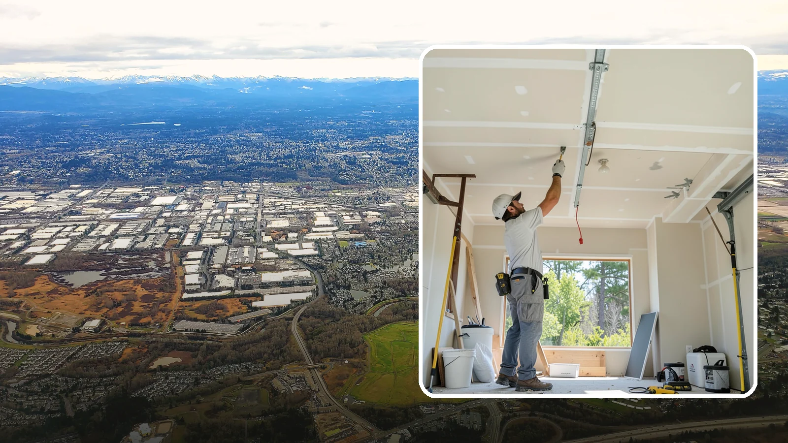 Garage Drywall in Kent, King County, WA - Hanging, taping, and finishing drywall to give garage walls and ceilings a clean, fire-rated surface.