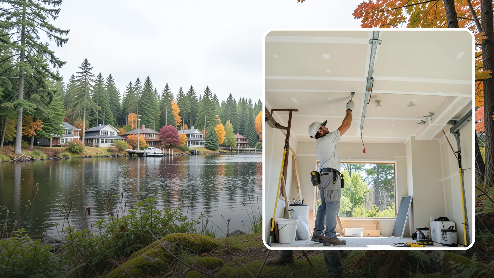 Garage Drywall in La Conner, Skagit County, WA - Hanging, taping, and finishing drywall to give garage walls and ceilings a clean, fire-rated surface.