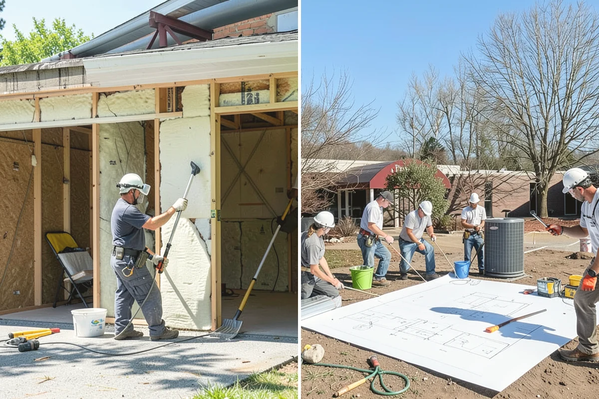 Garage Drywall in La Conner, Skagit County, WA - Measure and cut board to fit framing