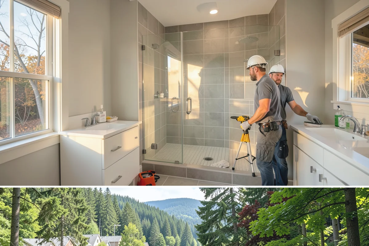 Garage Drywall in Lake Forest Park, King County, WA - Drywall installs comfortably year-round indoors, though drier weeks help joint compound cure faster and reduce sanding delays.