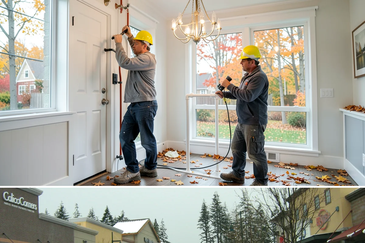 Garage Drywall in Mill Creek, Snohomish County, WA - Drywall installs comfortably year-round indoors, though drier weeks help joint compound cure faster and reduce sanding delays.