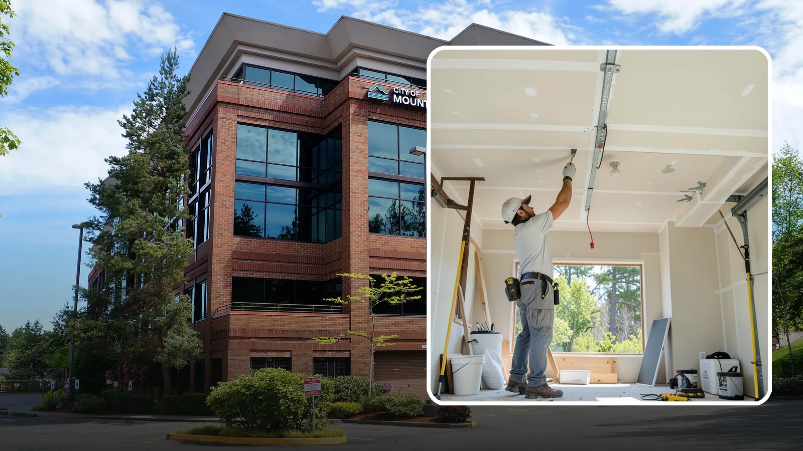 Garage Drywall in Mountlake Terrace, Snohomish County, WA - Hanging, taping, and finishing drywall to give garage walls and ceilings a clean, fire-rated surface.