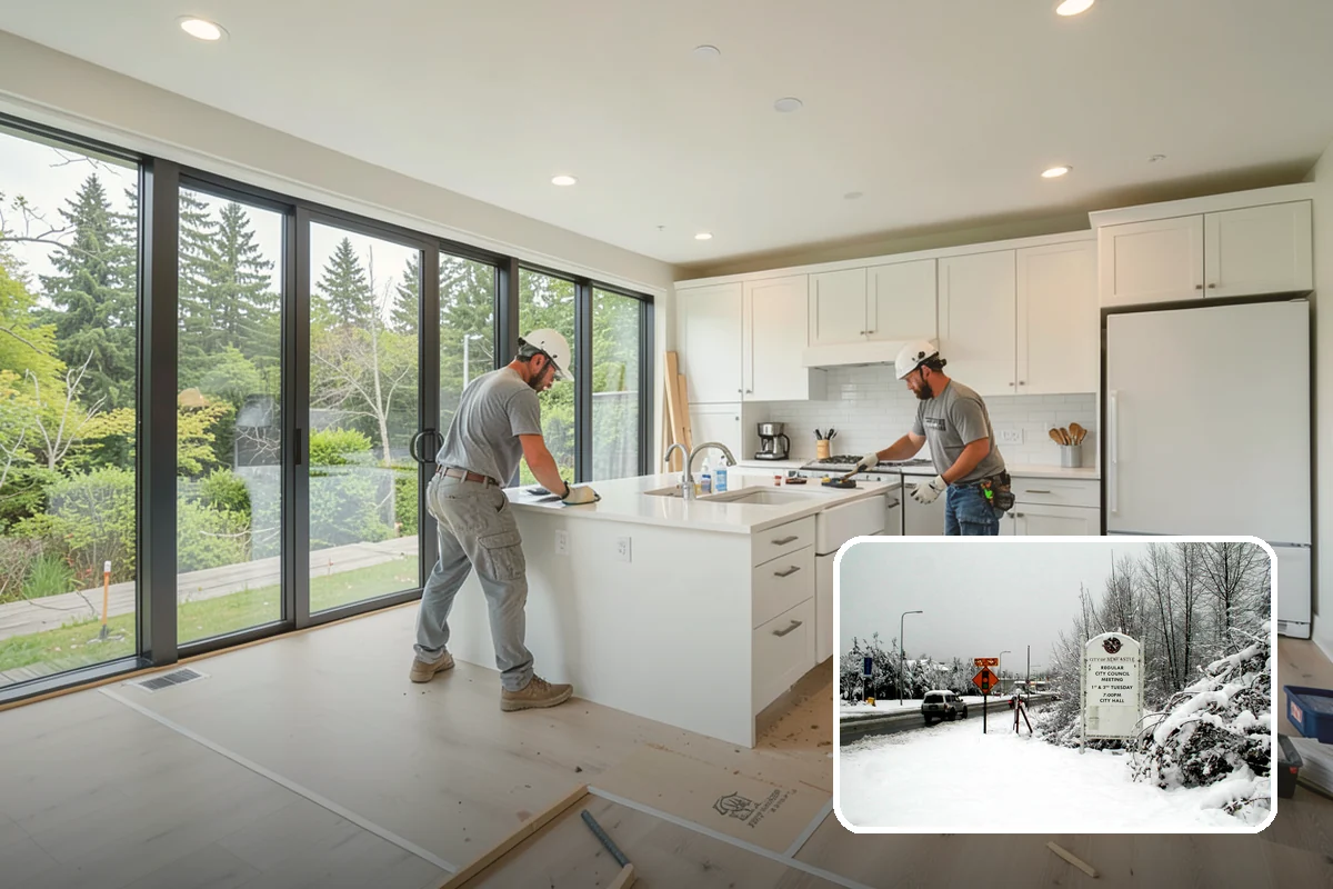 Garage Drywall in Newcastle, King County, WA - Provides code-required fire separation