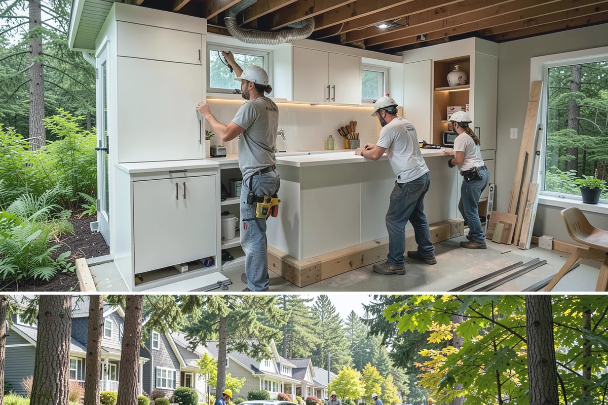 Garage Drywall in Normandy Park, King County, WA - Drywall installs comfortably year-round indoors, though drier weeks help joint compound cure faster and reduce sanding delays.