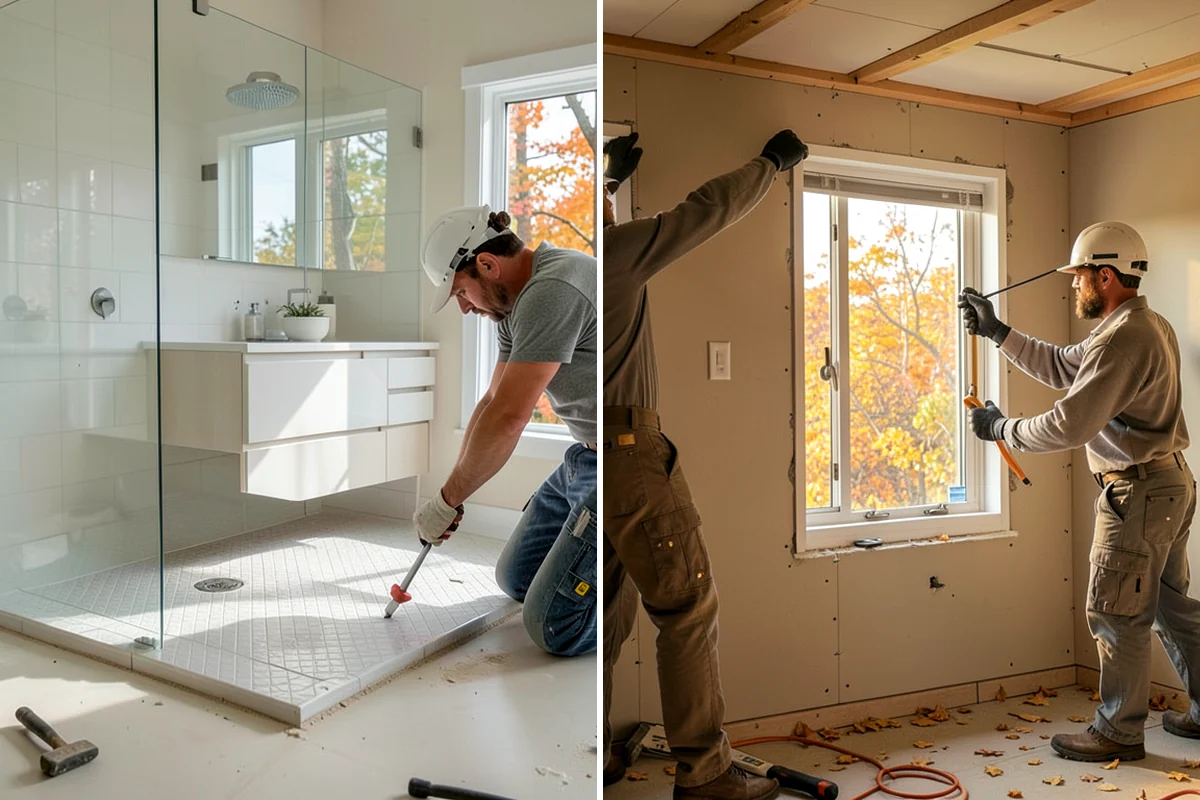 Garage Drywall in Shoreline, King County, WA - Measure and cut board to fit framing