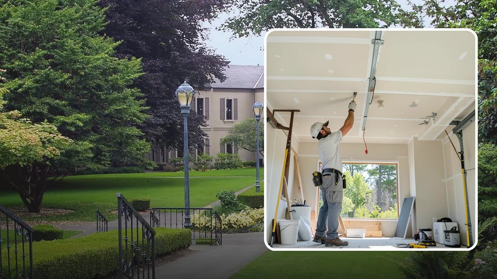 Garage Drywall in Woodinville, King County, WA - Hanging, taping, and finishing drywall to give garage walls and ceilings a clean, fire-rated surface.