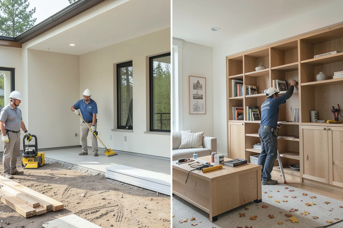 Garage Drywall in Woodinville, King County, WA - Measure and cut board to fit framing