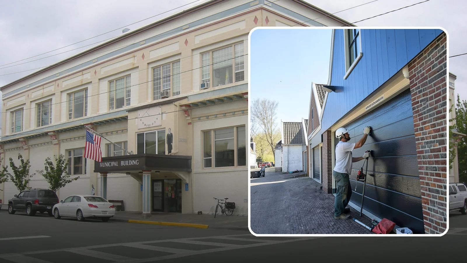 Garage Entry Door Installation in Anacortes, Skagit County, WA - A code-compliant garage entry door that separates your garage from living space safely and securely.