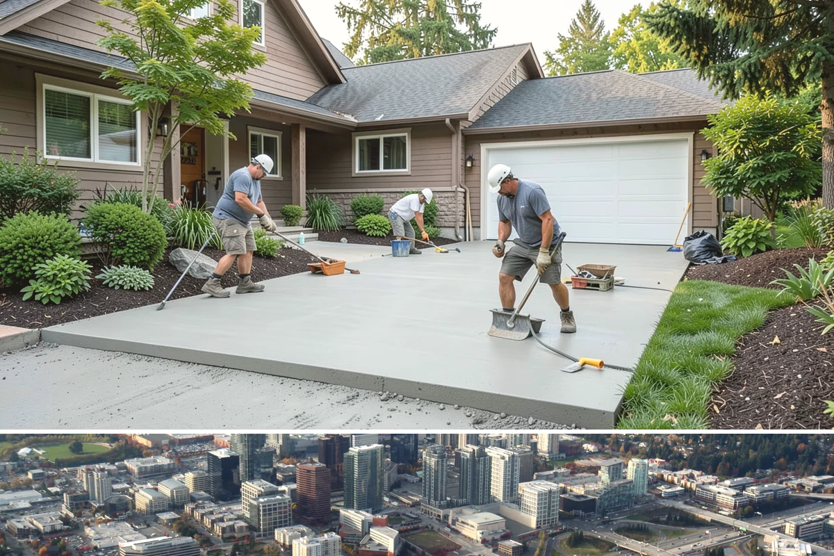 Garage Entry Door Installation in Bellevue, King County, WA - This interior-to-garage door can be installed any time of year.