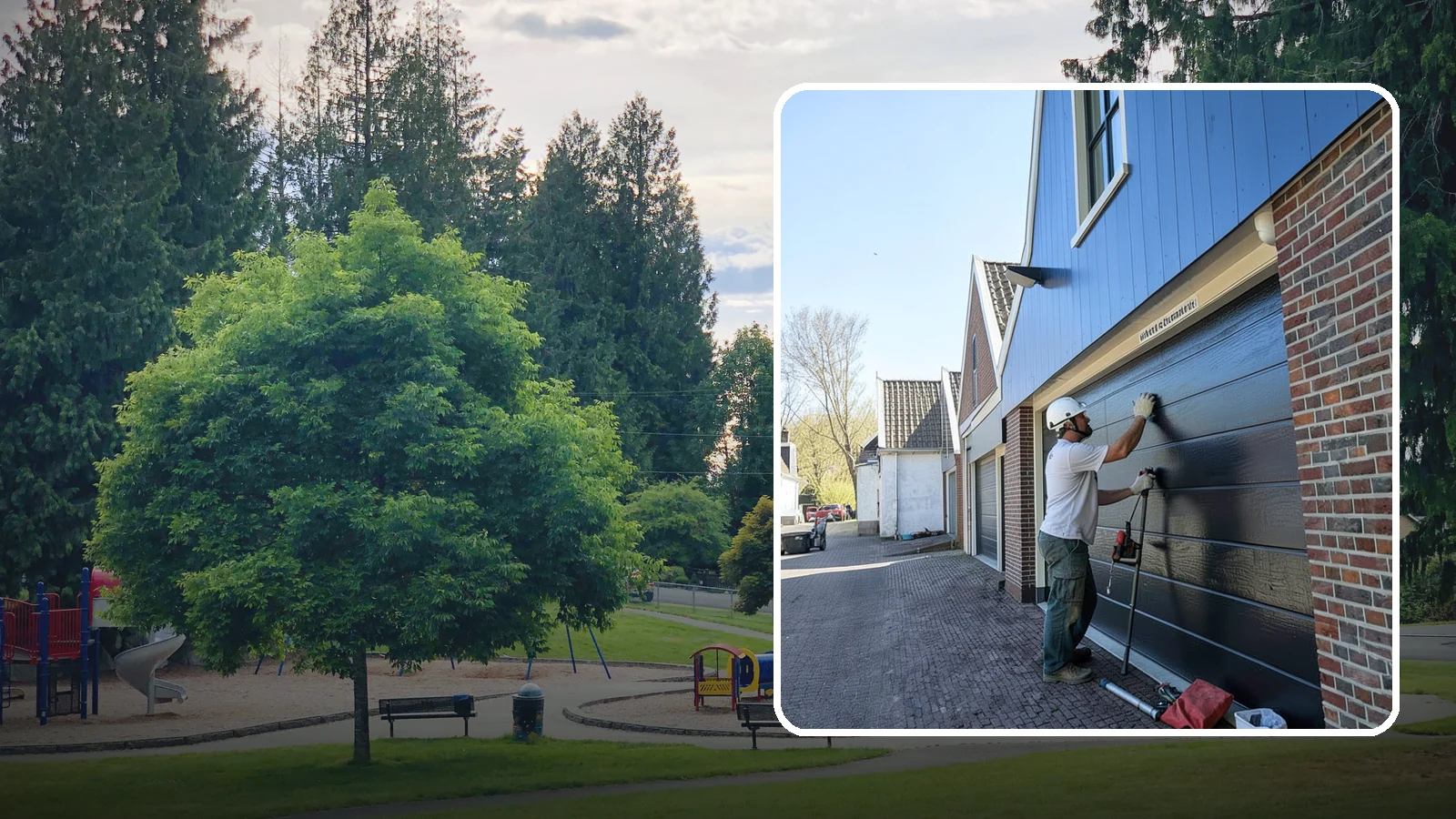 Garage Entry Door Installation in Bonney Lake, Pierce County, WA - A code-compliant garage entry door that separates your garage from living space safely and securely.