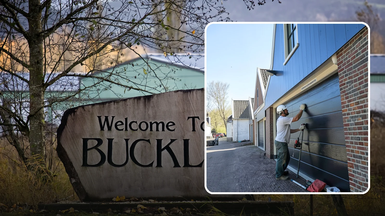Garage Entry Door Installation in Buckley, Pierce County, WA - A code-compliant garage entry door that separates your garage from living space safely and securely.