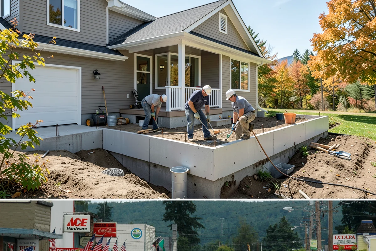 Garage Entry Door Installation in Carnation, King County, WA - This interior-to-garage door can be installed any time of year.