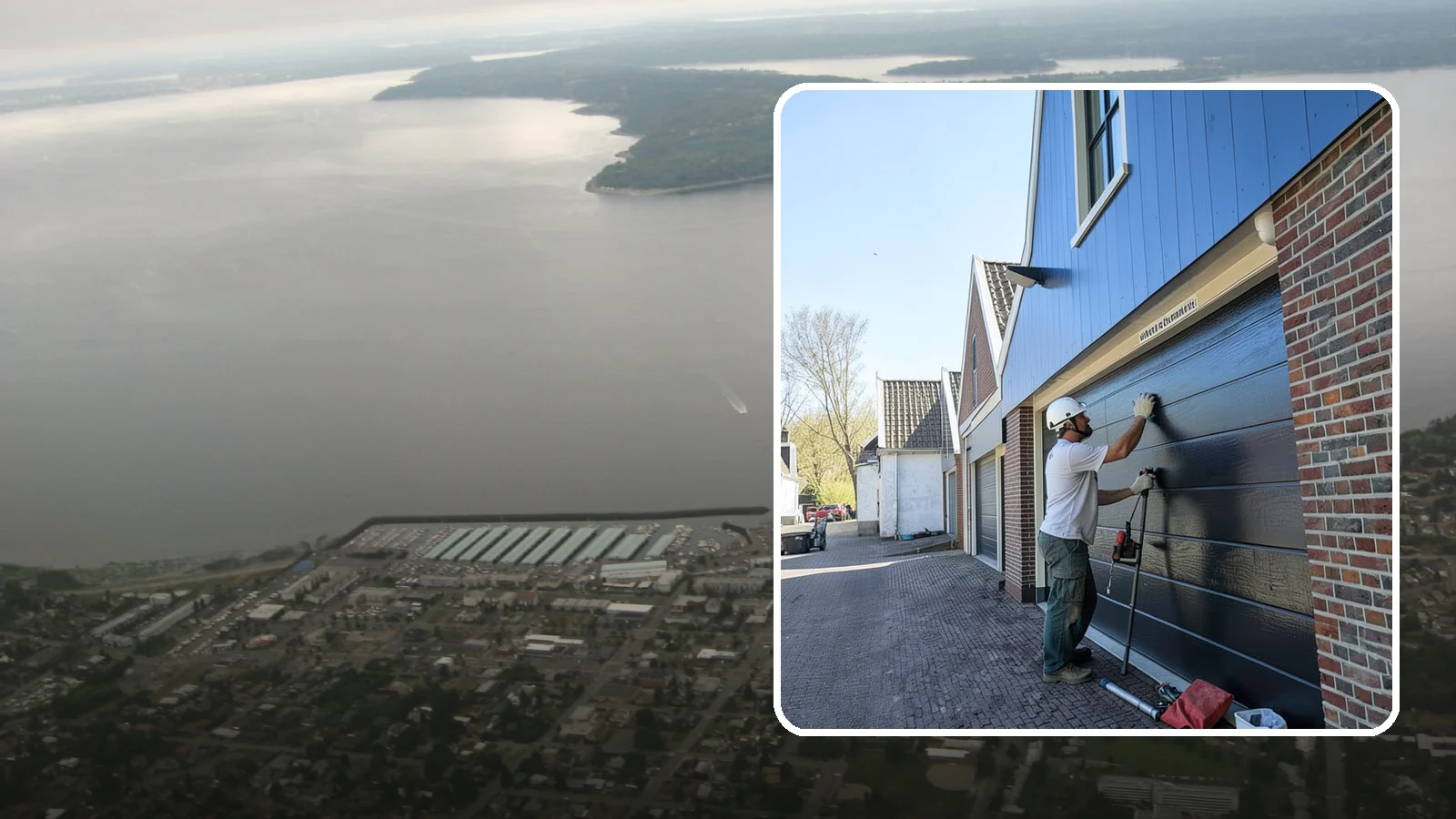 Garage Entry Door Installation in Des Moines, King County, WA - A code-compliant garage entry door that separates your garage from living space safely and securely.