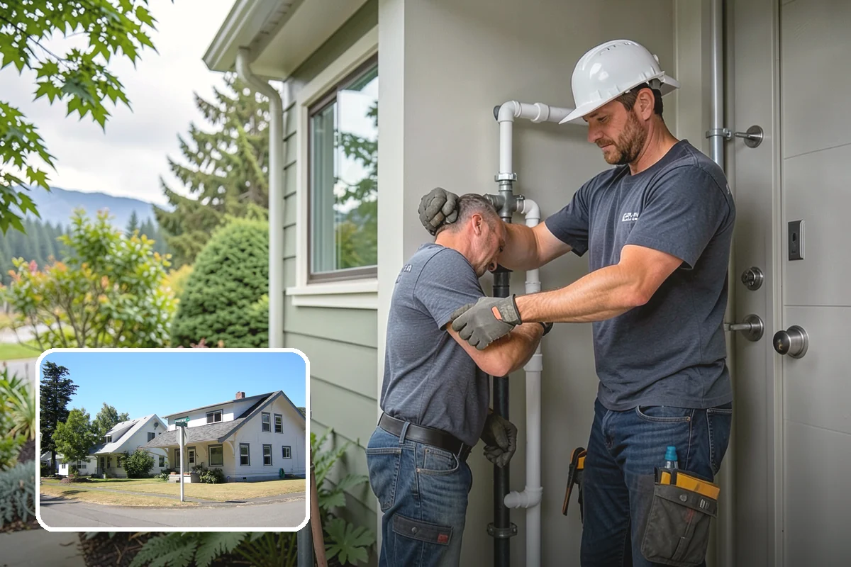 Garage Entry Door Installation in DuPont, Pierce County, WA - Fire-rated, self-closing safety per code