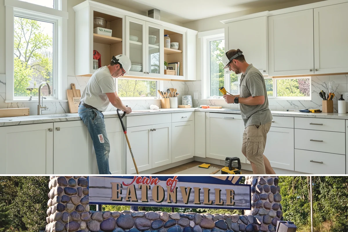 Garage Entry Door Installation in Eatonville, Pierce County, WA - This interior-to-garage door can be installed any time of year.