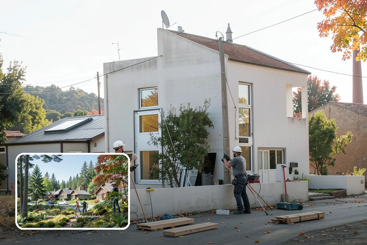 Garage Entry Door Installation in Edgewood, Pierce County, WA - Fire-rated, self-closing safety per code