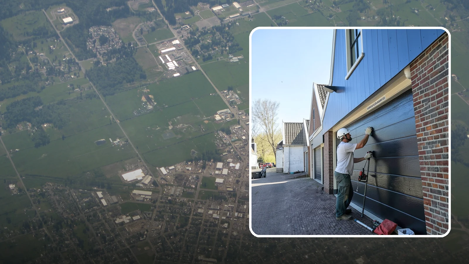 Garage Entry Door Installation in Enumclaw, King County, WA - A code-compliant garage entry door that separates your garage from living space safely and securely.
