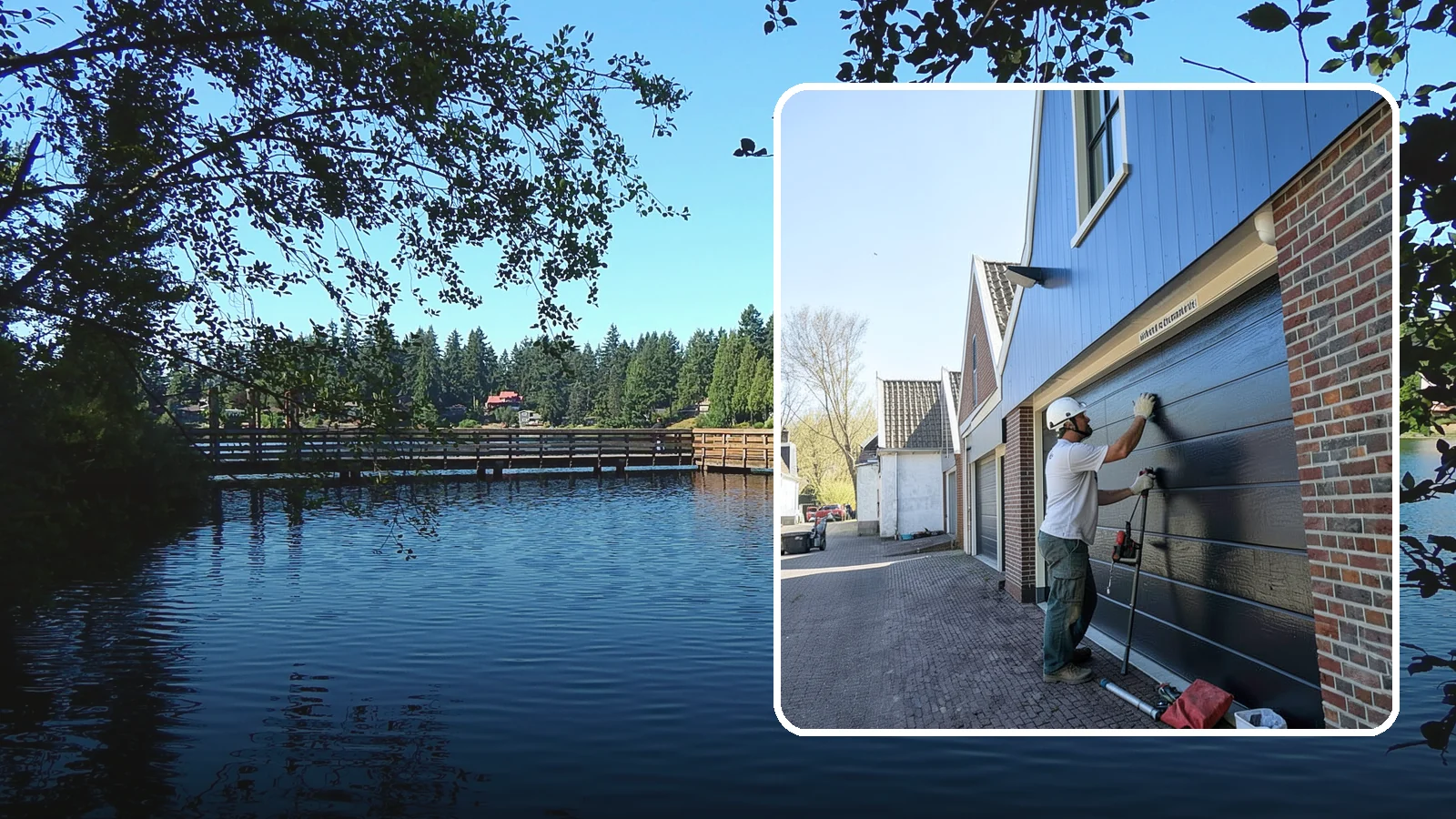 Garage Entry Door Installation in Federal Way, King County, WA - A code-compliant garage entry door that separates your garage from living space safely and securely.
