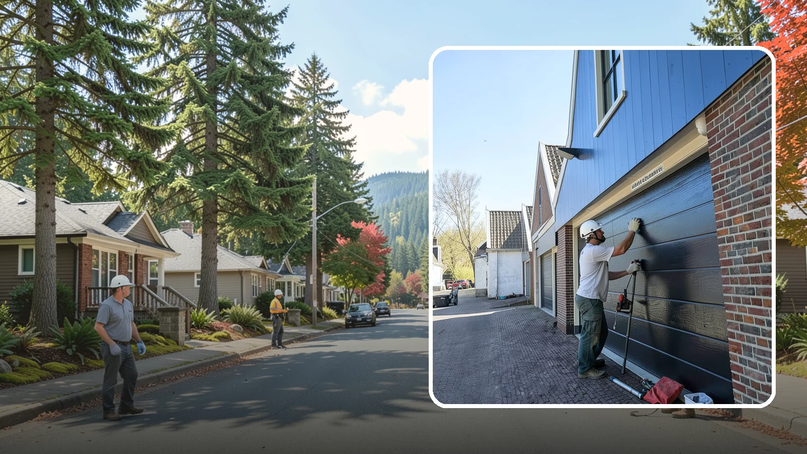 Garage Entry Door Installation in Hunts Point, King County, WA - A code-compliant garage entry door that separates your garage from living space safely and securely.