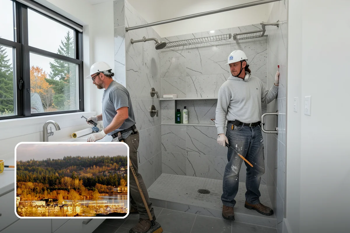 Garage Entry Door Installation in Kenmore, King County, WA - Fire-rated, self-closing safety per code