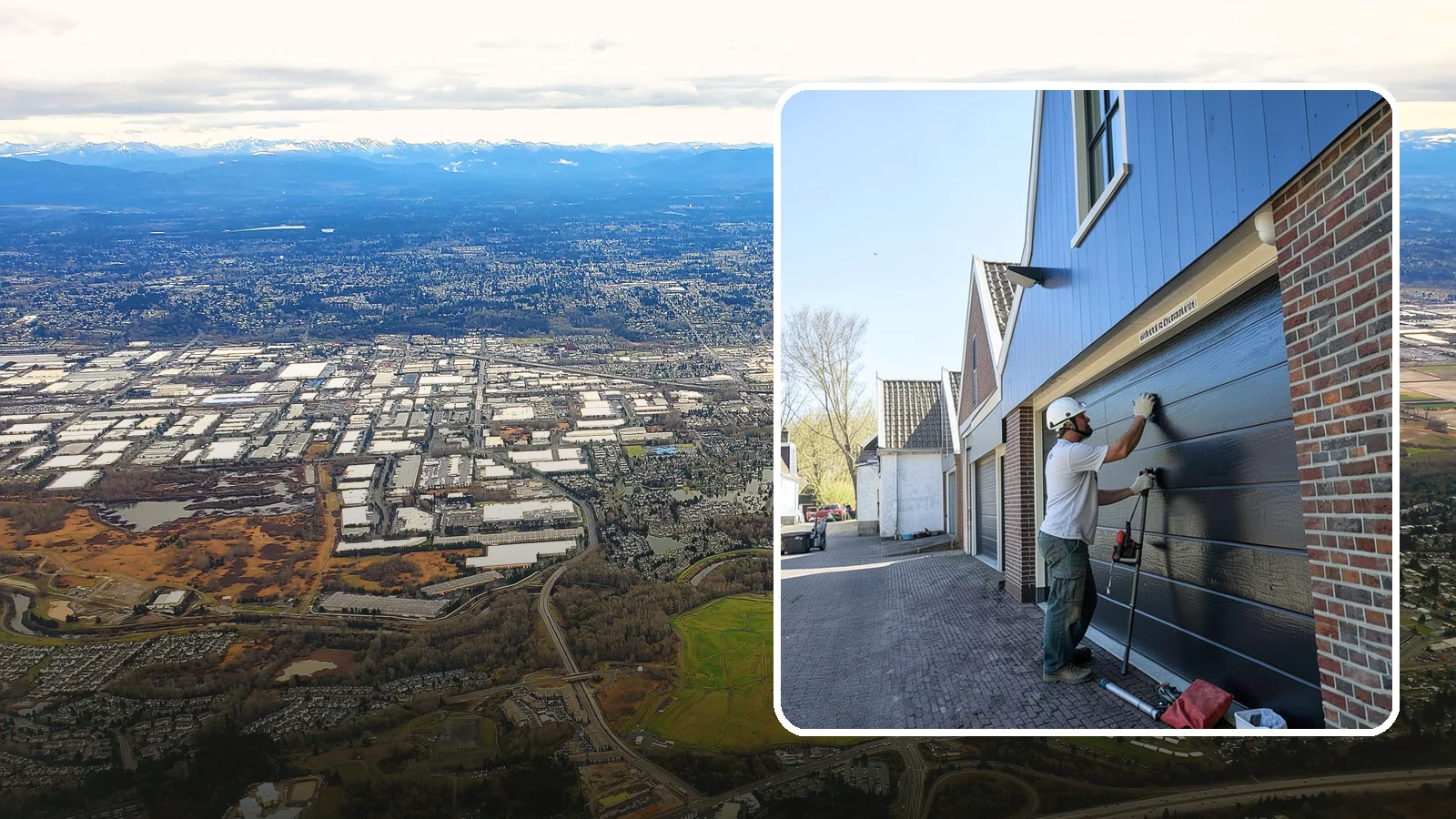 Garage Entry Door Installation in Kent, King County, WA - A code-compliant garage entry door that separates your garage from living space safely and securely.