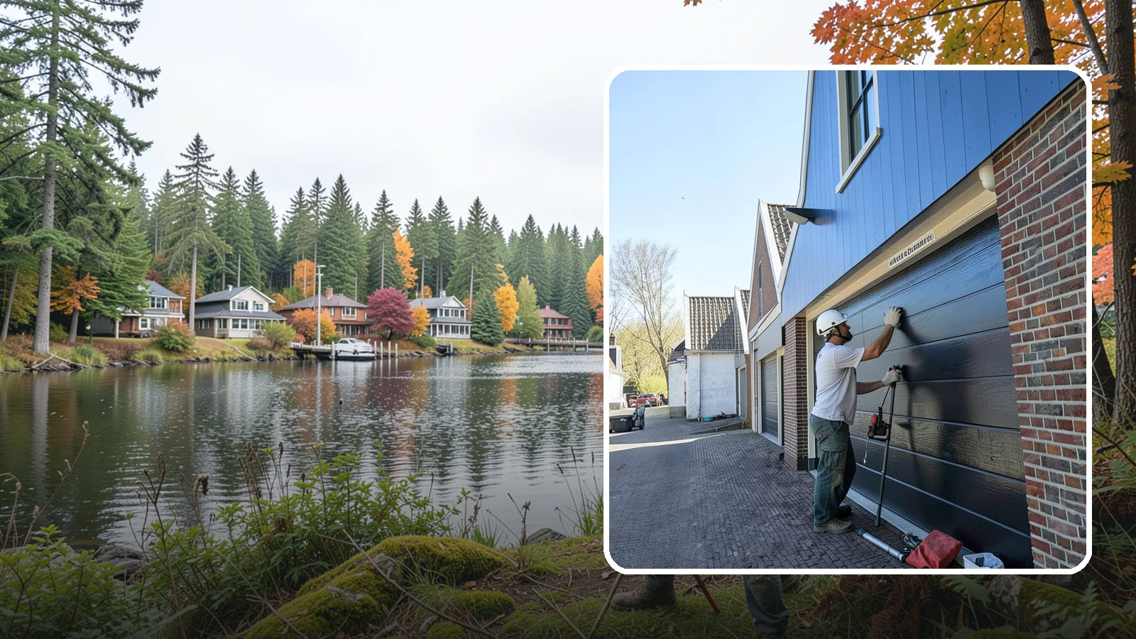 Garage Entry Door Installation in La Conner, Skagit County, WA - A code-compliant garage entry door that separates your garage from living space safely and securely.