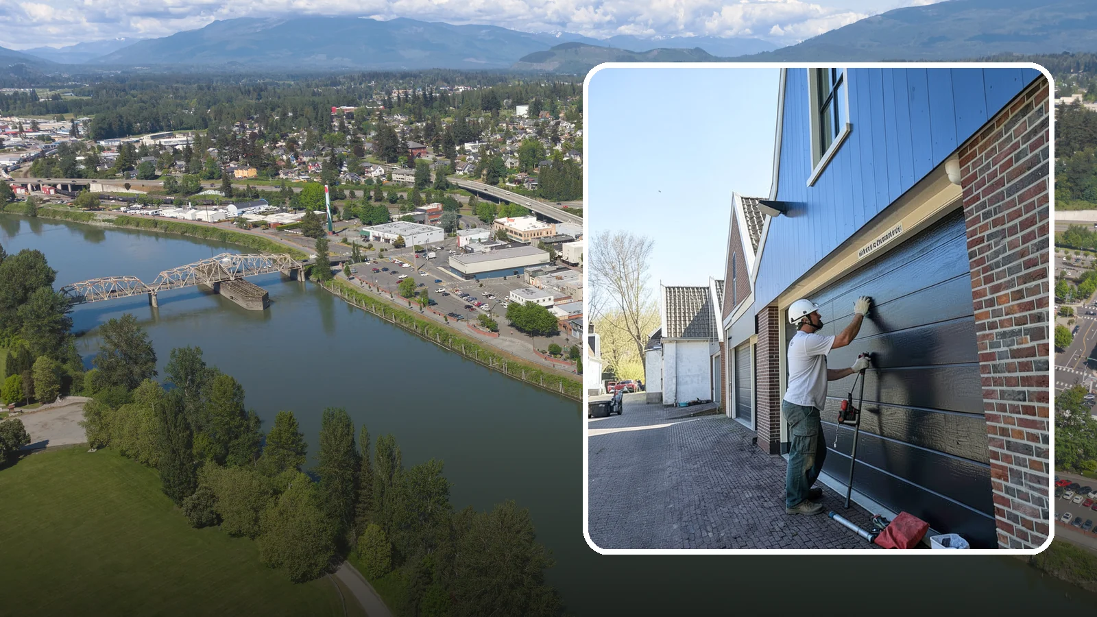 Garage Entry Door Installation in Mount Vernon, Skagit County, WA - A code-compliant garage entry door that separates your garage from living space safely and securely.