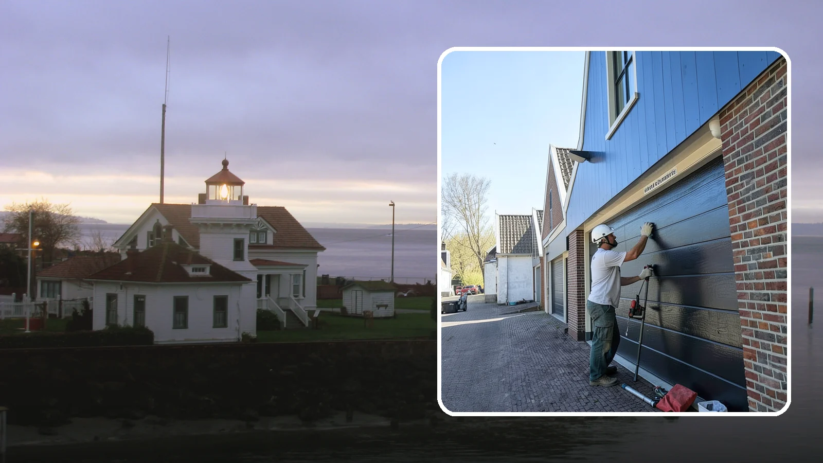 Garage Entry Door Installation in Mukilteo, Snohomish County, WA - A code-compliant garage entry door that separates your garage from living space safely and securely.