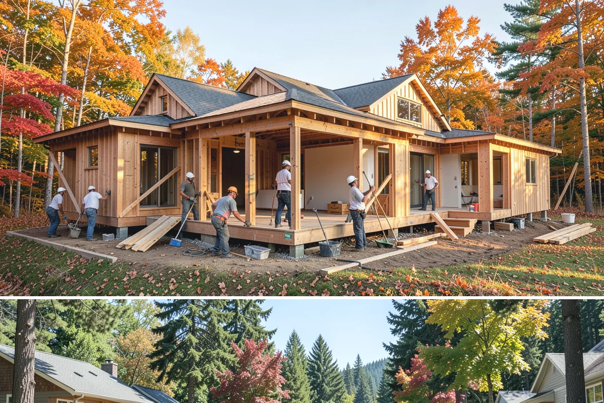 Garage Entry Door Installation in Orting, Pierce County, WA - This interior-to-garage door can be installed any time of year.